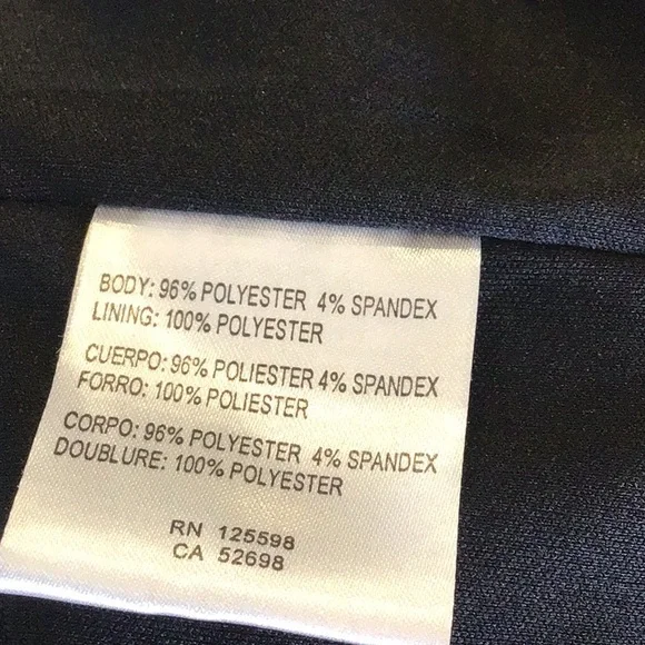 💖 Ellen Tracy | Black/White Twist Front Jersey Dress Size XL - Picture 12 of 12